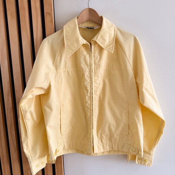 Yellow Bomber Jacket for Women - Picture 4 of 6